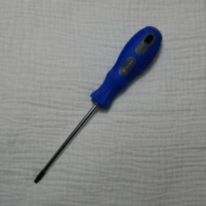 Torx schroevendraaier 20 op witte ondergrond.