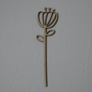 houten passiebloem knop